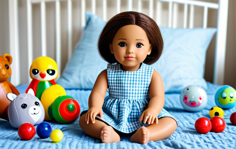 **

"A cute Carry doll, fully clothed in a modest outfit, sitting amongst other toys in a child's bedroom, safe for work, appropriate content, professional photography, perfect anatomy, correct proportions, family-friendly, high quality."

**